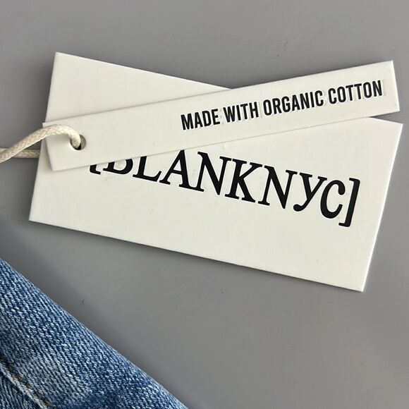 NWT Blank NYC The Reeve High Rise Ribcage Short Size 25 - Picture 3 of 8